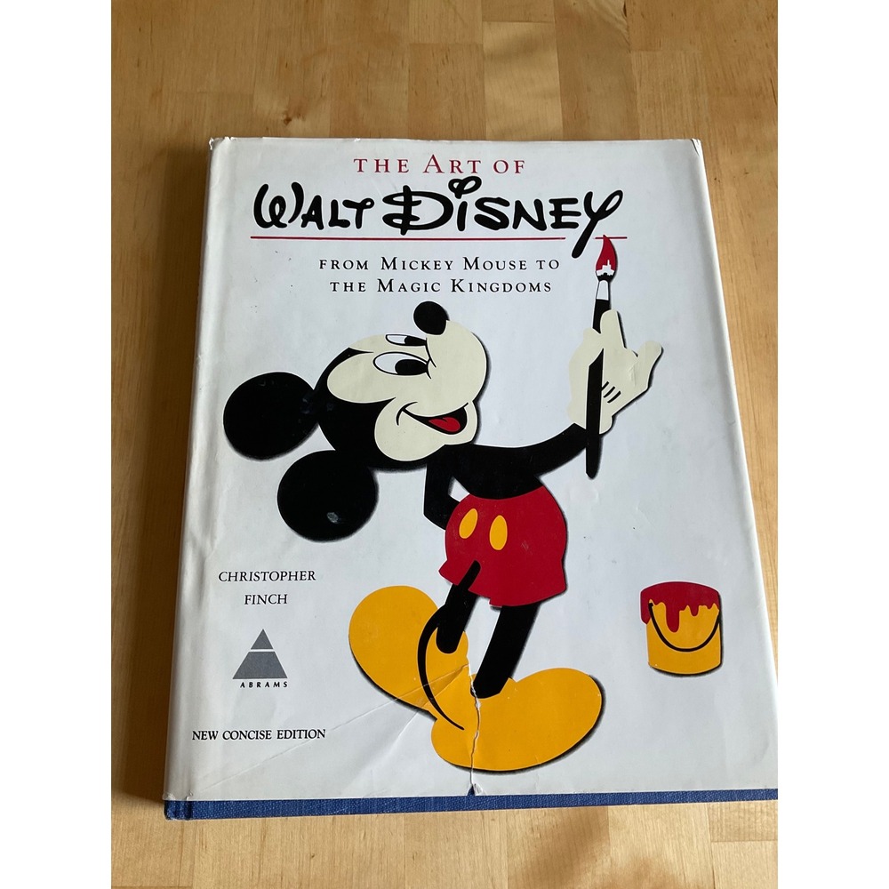 The Art of Walt Disney Christopher Finch Abrams Mickey Mouse Book 1975 Edition